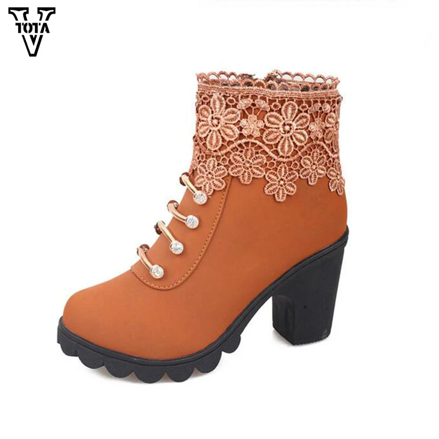 VTOTA Boots Women High Heels Fashion Rhinestone Winter Ankle boots Wedges Women Shoes Autumn Shoes Woman Zapatos Mujer Botas VTOTA Boots Women High Heels Fashion Rhinestone Winter Ankle boots Wedges Women Shoes Autumn Shoes Woman Zapatos Mujer Botas