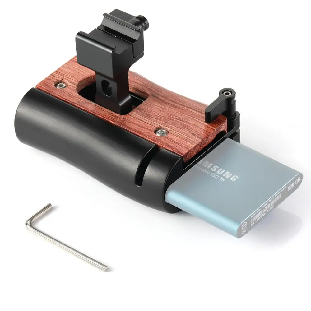  SmallRig DSLR Kamera Griff Quick Release NATO Griff für Samsung T5 SSD Für BMPCC 4K Käfig 2254 2203