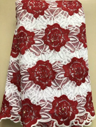 

Latest Nigerian French Net Lace Fabric Embroidered beaded African Lace Fabric High Quality milk silk tulle Mesh Lace FLL3822