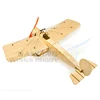 Micro Balsawood Airplane Kit Fokker-E Aircraft Model 420mm Wingspan Electric Remote Control Aeroplane for Indoor Park Fly K8 3
