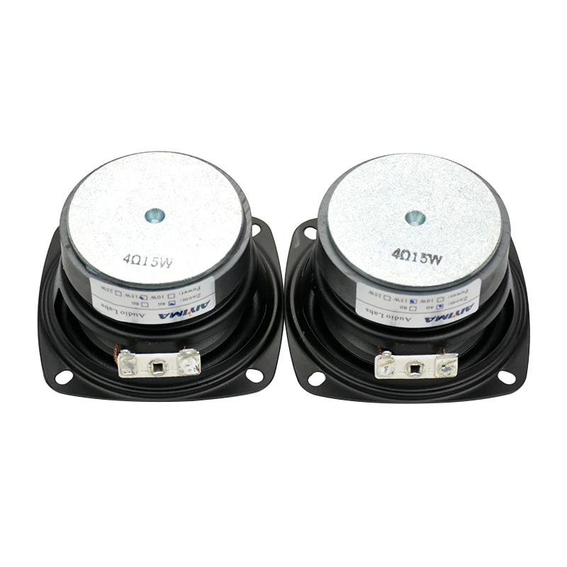 AIYIMA-Altavoces portátiles de Audio de 2 piezas y 3 pulgadas, columna de altavoz de sonido de rango completo, resistente al agua, 4, 8 Ohm, 20W