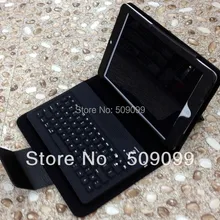 Беспроводной Bluetooth клавиатура для ipad Mini 1/2/3 кожаный чехол для ipad mini ipad 10 шт./лот