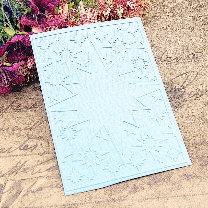 

HOT plastic clock template stars craft card making paper card album wedding decoration Embossing folders