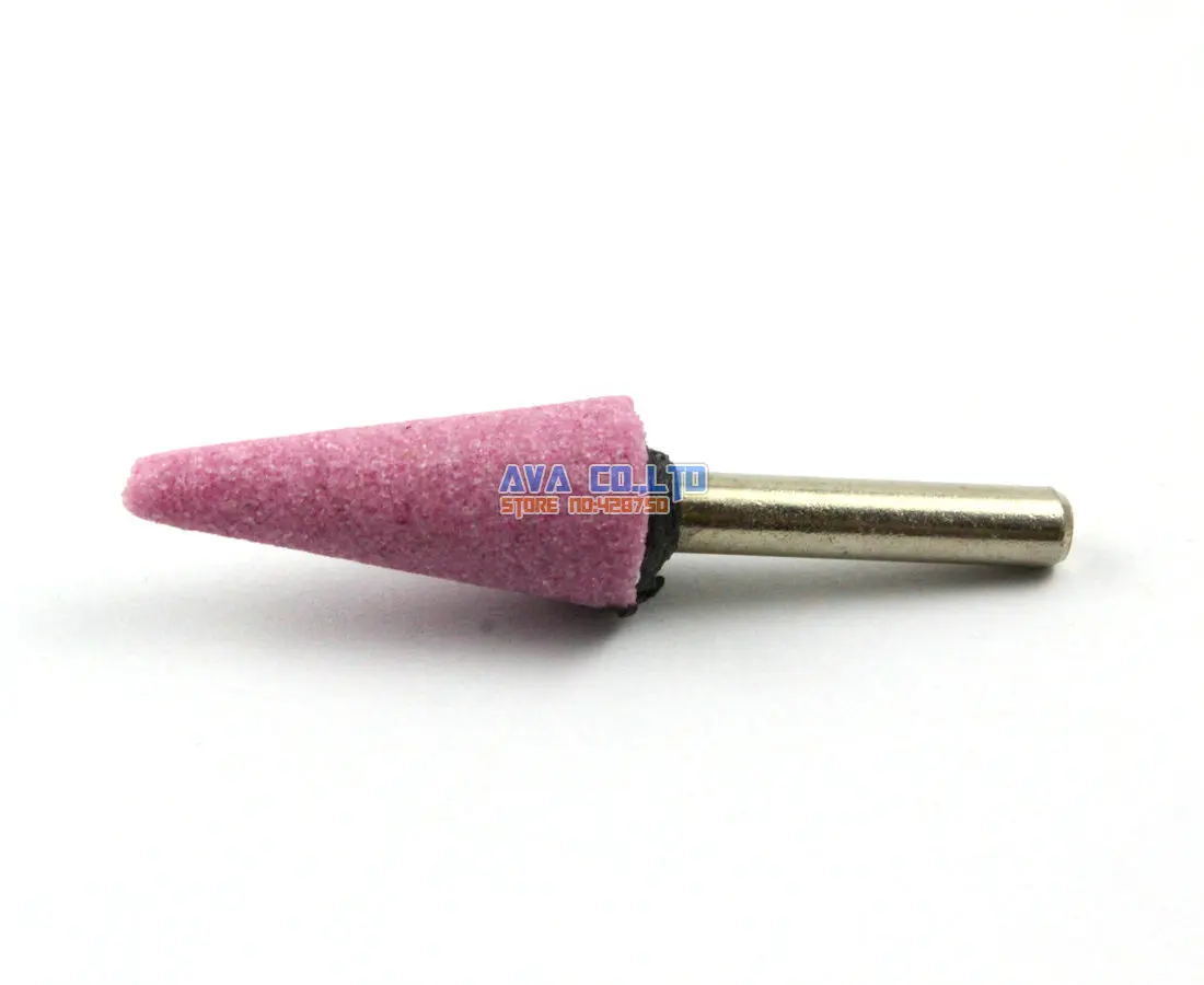 Long 70 mm 25 mm TEMO 5 pc Mounted Stone Point Blue Aluminum Oxide