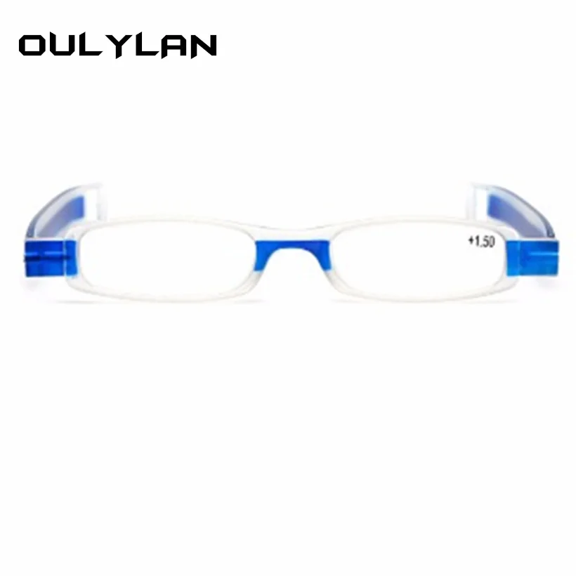 Oulylan очки для чтения, складывающаяся на 360 градусов Оптика, вращающиеся очки из смолы, унисекс очки для чтения, очки, 1,5, 2,0, 2,5, 3,0, 3,5