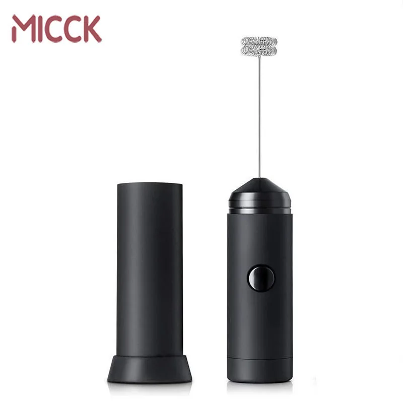 

MICCK Electric Stainless Steel Coffee Frother Barista Milk Foamer Blender Automatic Mixer For Latte Cappuccino Eggs Creamer