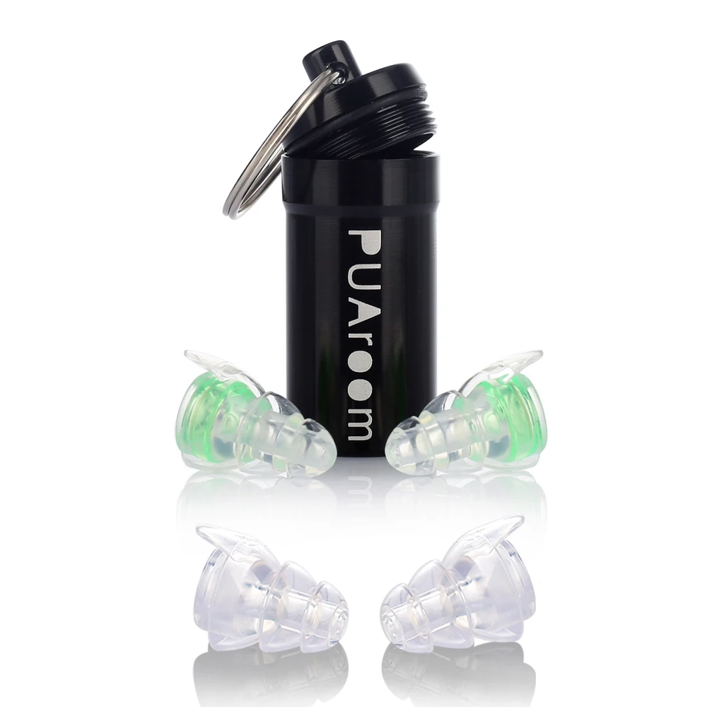 High Fidelity Musicians Earplugs With 2 Different Sizes Reusable Silicone Ear Plugs for Noise Sensitivity Conditions and More High Fidelity Musicians Earplugs With 2 Different Sizes Reusable Silicone Ear Plugs for Noise Sensitivity Conditions and More