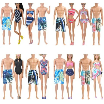 

Doll Accessories Summer Princess For 11inch Toy Swimsuit Bikini For Doll Ken Beautiful Clothes Wear Toy