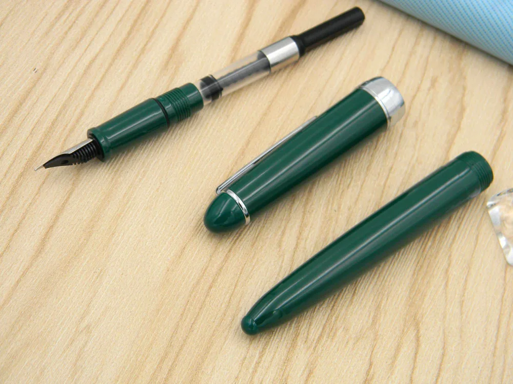 Jinhao 992 Серебряная офисная пластиковая популярная Подарочная Классическая перьевая ручка