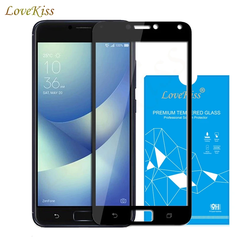 

9H Tempered Glass For ASUS Zenfone 4 Max Selfie Pro Zoom Go Zenfone 3 3S Max ZC521TL 3 Laser ZC551KL Screen Protector Film Case