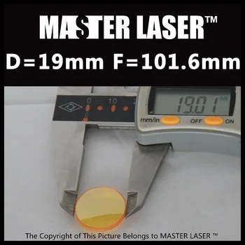 Diameter 19mm CVD CO2 Laser Lens FL 101.6mm Focus Lens for Laser Cutting and  Engraving Machine