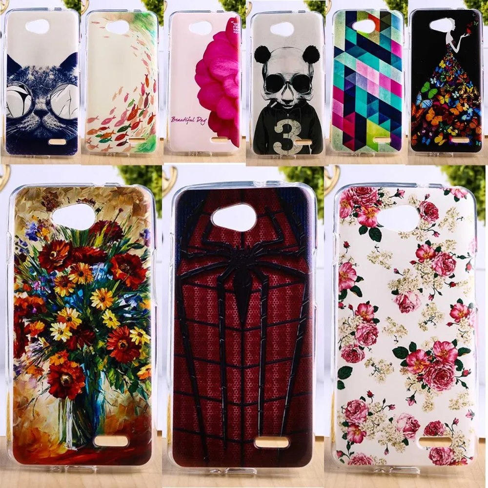 

Ojeleye Soft TPU Bumper Phone Covers For LG Optimus L90 Single Sim D405 Cases DIY Painted Luxury Silicon Back Cover Capa