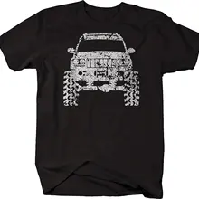 Хлопковая мужская одежда с коротким рукавом Jeep Grand Cherokee WJ lired Offroad 4X4 футболка футболки
