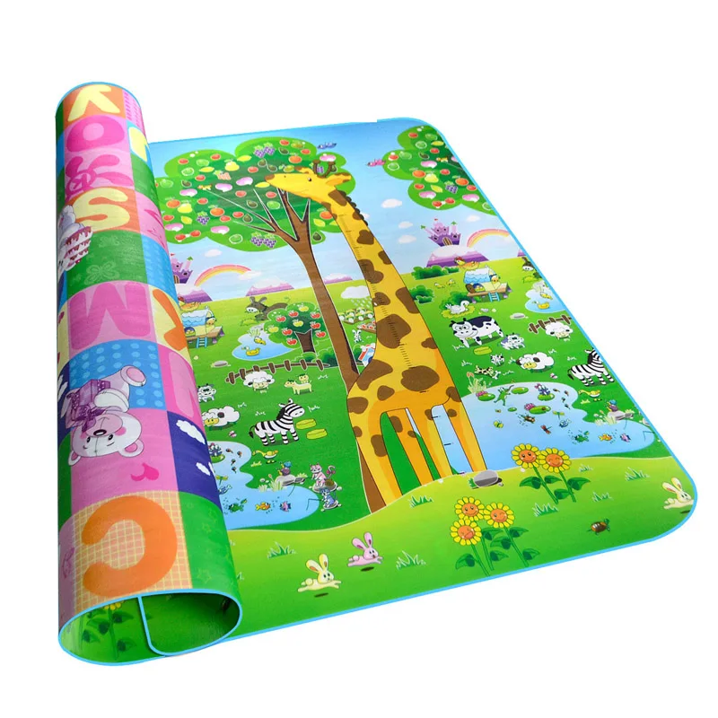 Медведь+ жираф игровые коврики для детские игрушки для младенцев игрушки коврик-головоломка для детей развивающий ковер Детский ковер для игр