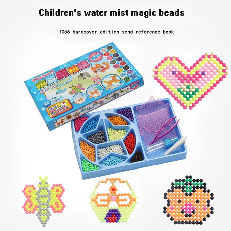 

Ball game new 12 color 3D water puzzle puzzle children's educational toys set DIY water spray magic crystal beads handmade A28