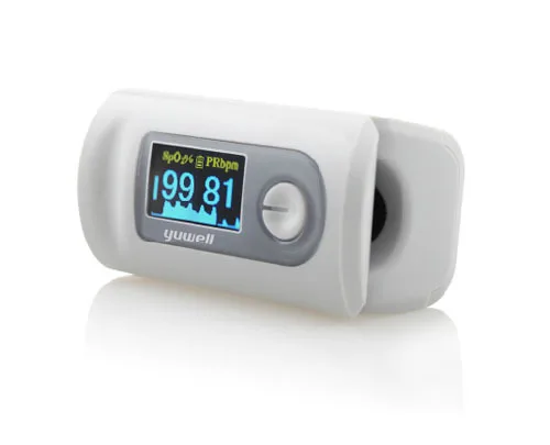 Portable Pulse Blood Oxygen Saturation Tester Heart Rate Monitor Finger ...
