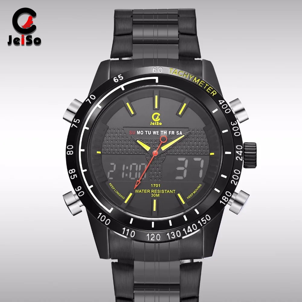 

Sport Watches Men Steel Full Quartz Digital Led Watch For Men First Luxury Watch Men's Wrist Watch