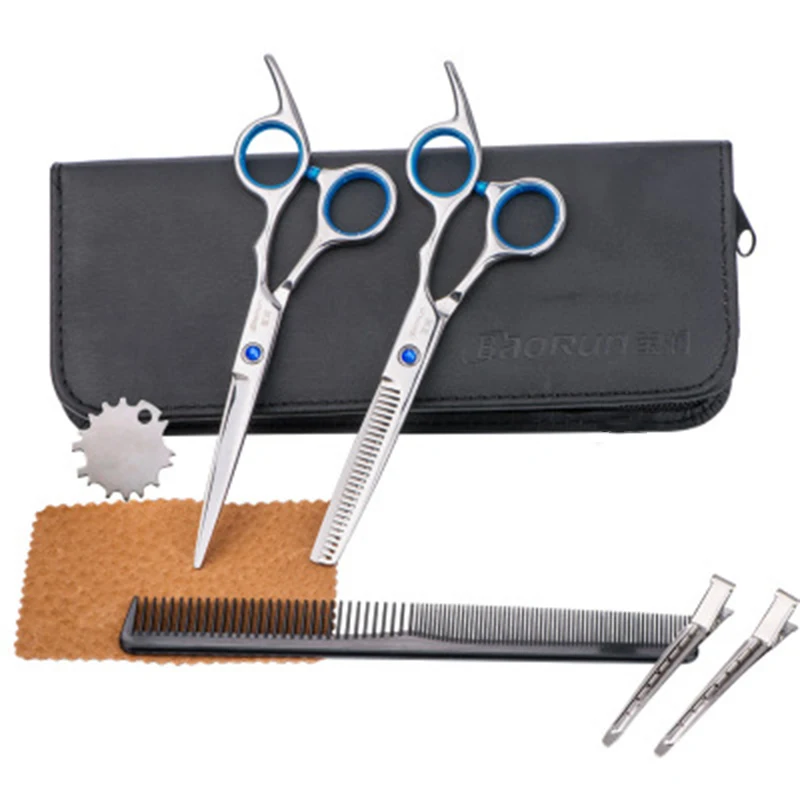 Baorun XK01 new hair scissors, bangs scissors, thin hairdressing scissors, straight snips scissors, pinking shears