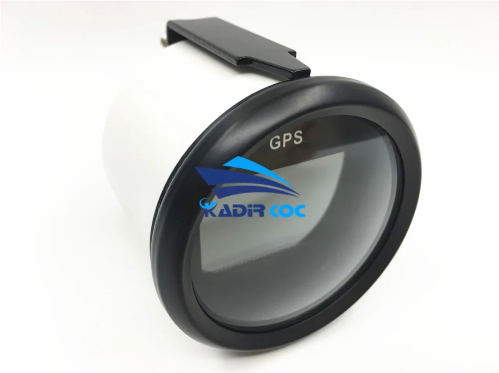 Авто манометры 52 мм цифровой gps скорости 0-999 дисплей спидометры с gps антенна для автомобиля Корабль Черный