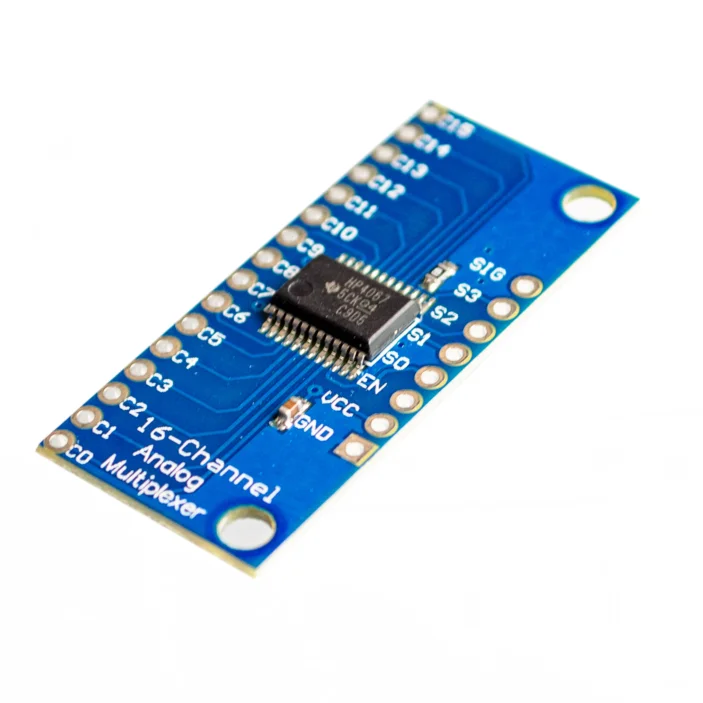 

CD74HC4067 16-Channel Digital Multiplexer Breakout Board Module For