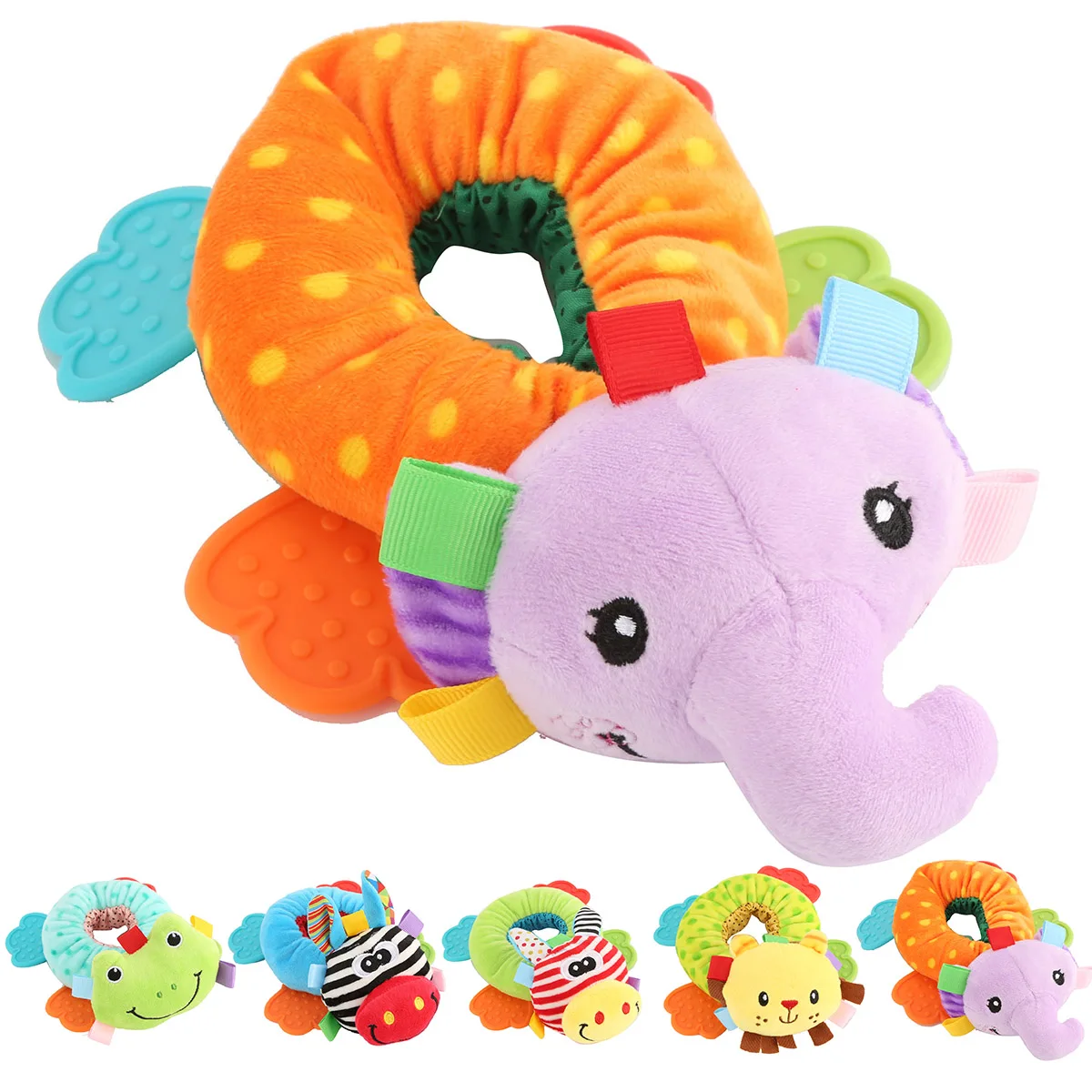 Animal Soft Infant Baby Teether Educational Toys Teeth Biting Baby