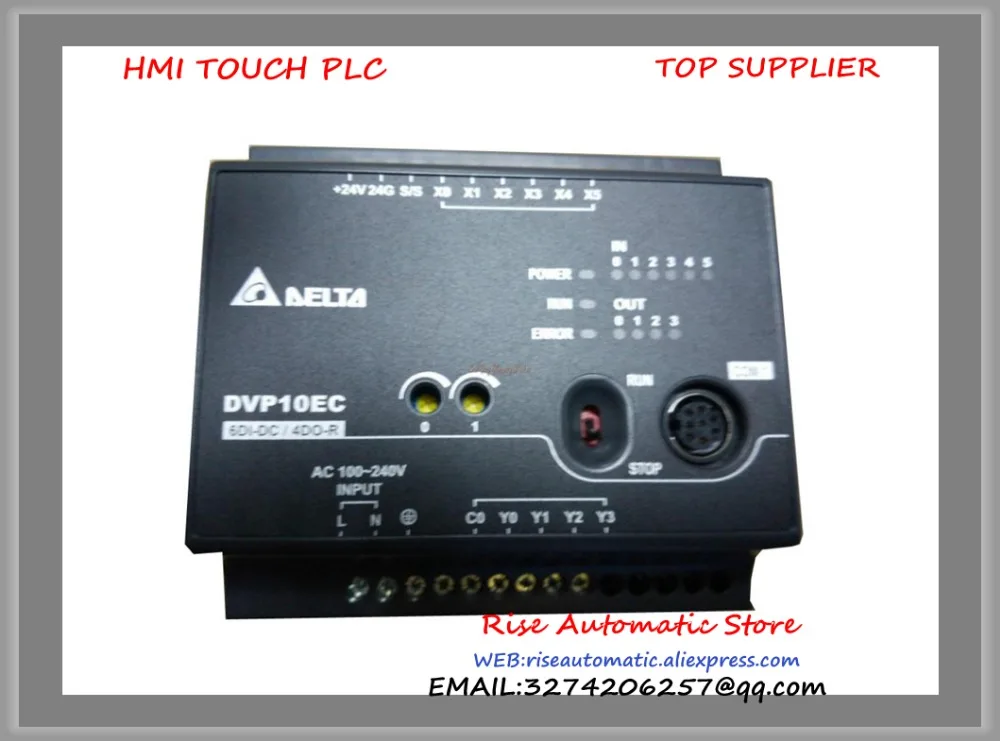 New Original Programmable Controller Module DVP10EC00R3 PLC 100-240VAC DI6 DO4 relay output new original programmable controller digital plc module di 4 do 4 transistor output dvp08xp211t