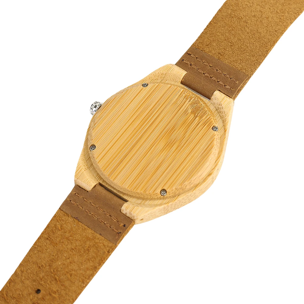 Casual Log Wooden Men's Wrist Watch Simple Nature Design Gear Pattern Dial Bangle Clock Father's Day Gift for Dad Quartz Watches (5)