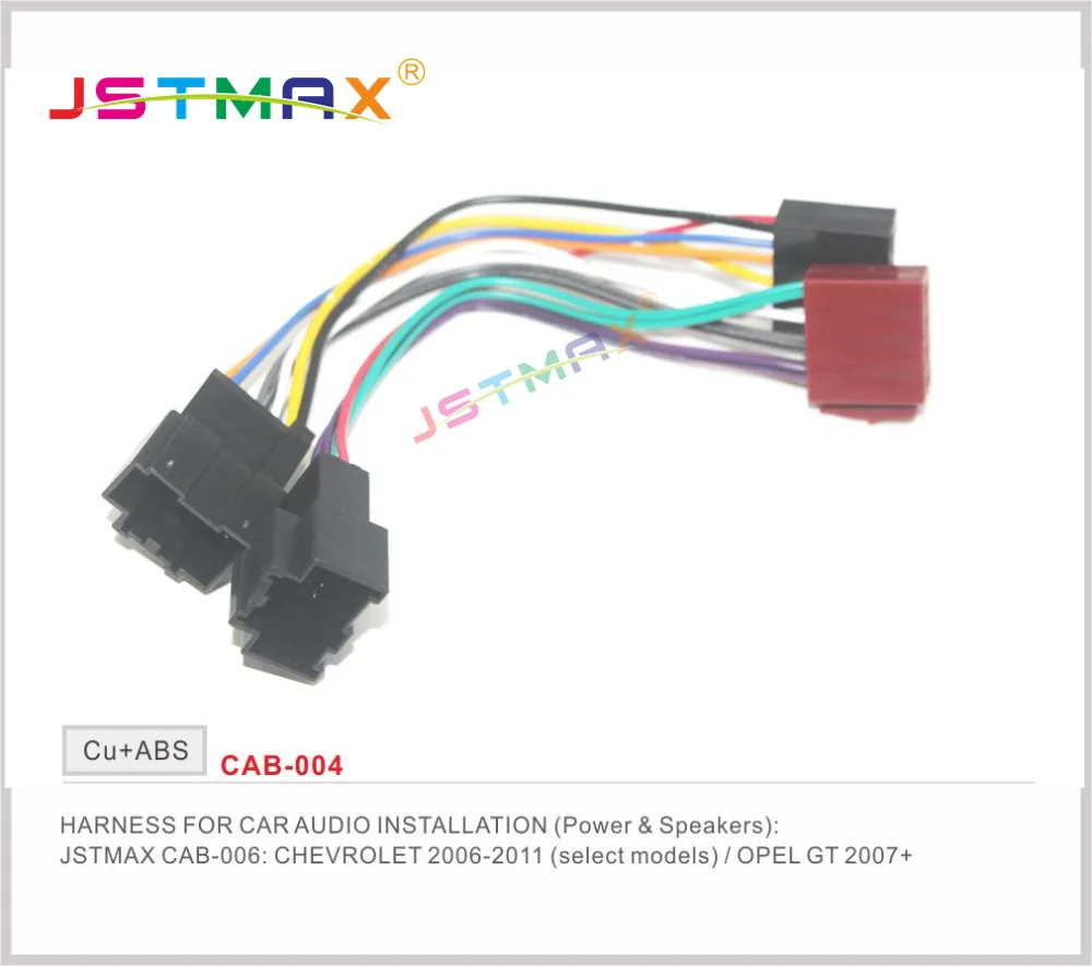 JSTMAXISO радиоразъем для Chevrolet 2006-2011 SAAB 9 5 1998 + адаптер жгута проводов Соединительный