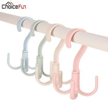 

CHOICE FUN Small Rotating Colorful Plastic Swivel Belt Tie Hook Plastic-hook J S Plastic Hook For Hanging
