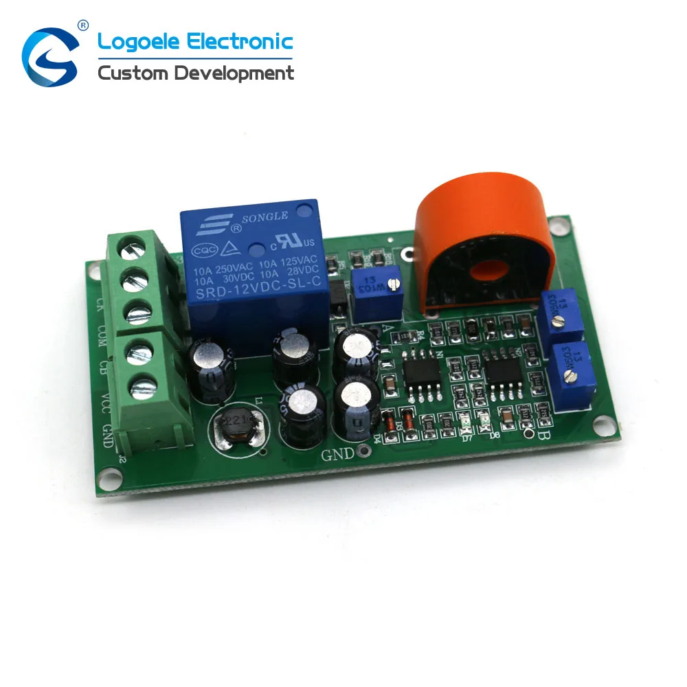 High quality AC 0 5A current sensor module Switch output full range of linear detectoroutput
