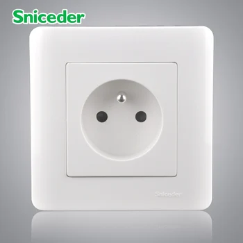 

Schneider European French standard socket code of the dark wall power supply socket 16A grounding with safety door