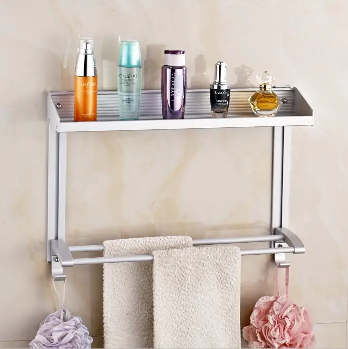 

Bathroom shelf space Aluminum 40cm bathroom wall shelf blasket bathroom wall mounted bathroom shower caddy shelf mug shelf