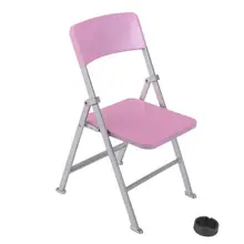 New 1 6 Scale Dollhouse Miniature Furniture Folding Chair for font b Dolls b font Action