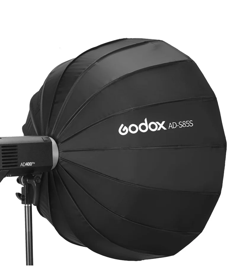 Godox AD-S85S 85 см Серебряный глубокий параболический софтбокс с сотовой сеткой Godox крепление софтбокс для AD400PRO