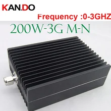 Коммуникационный преобразователь Коаксиальная нагрузка N папа 200 Вт ВЧ нагрузка 0-3 ГГц коаксиальный кабель Джек кабель питатель коаксиальный кабель телекоммуникационные части