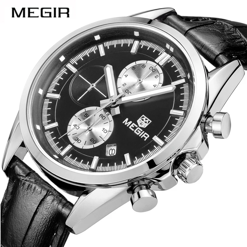 

Megir Brand Men Watches Clock Sport Waterproof Quartz Wrist Watch for Boy Luxury Famous Style Man Male Wristwatches Montre Homme