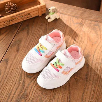 

Children Sneakers Kids Girls Casual Sports Shoes Boys Spring Breathable Shoes Fashion Primary School Mesh Shoes Student Sneakers