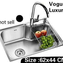 Кухонная раковина с одним лотком, Роскошная Посуда, 304 нержавеющая сталь,, 62x44 см