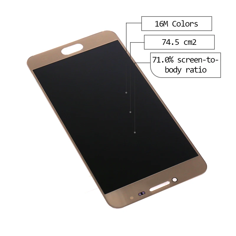 10 шт. ЖК-дисплей для samsung для Galaxy C5 C5000 ЖК-дисплей с сенсорным экраном дигитайзер сборка для samsung C5 C5000 ЖК-экран