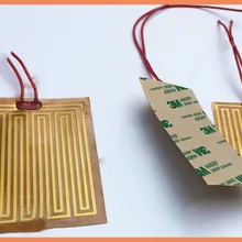 110 х 55 мм 24 V 28 W большой моторное масло для автомобилей обогреватель гибкий силиконовый подогреватель автомобильной масляный поддон тепла промышленных PI фильм нагреватель кровать