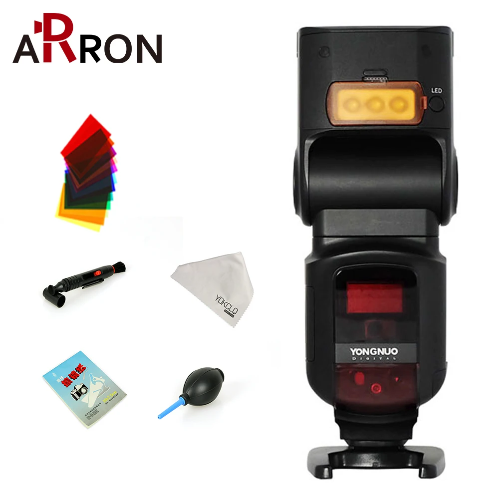 

Yongnuo New Flash YN968EX-RT High-speed Sync TTL Wireless With LED Light for Canon 5DIII 6D 7DII 60D 1100D