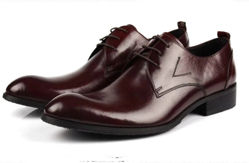 Shoes Genuine Leather Pointed Toe 