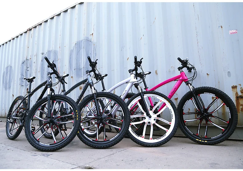 Top New X-Front brand 24/26 inch carbon steel frame 24/27 speed outdoor downhill bicycle mountain bike disc brake MTB bicicleta 21