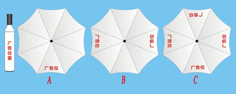 50 шт./лот, индивидуальный подарок, зонт в виде бутылки вина, персонализированный рекламный зонтик, логотип, реклама, подарок компании