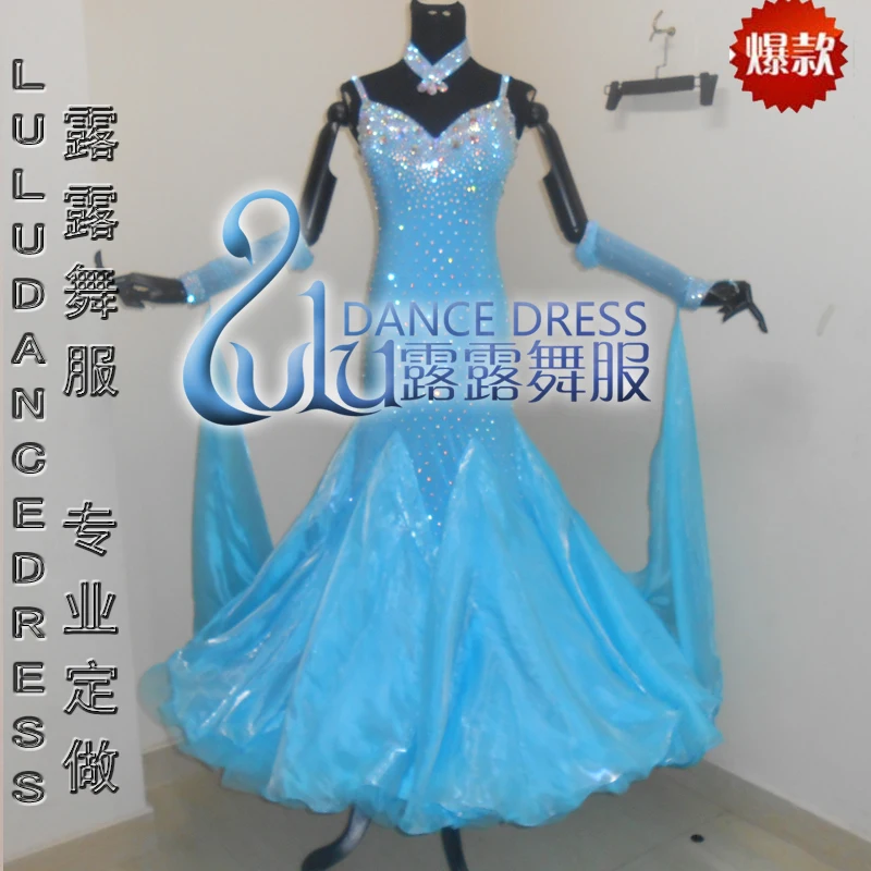 Womens Latin Rumba Samba ChaCha Salsa Competition Dance Dress Ballroom Dancewear