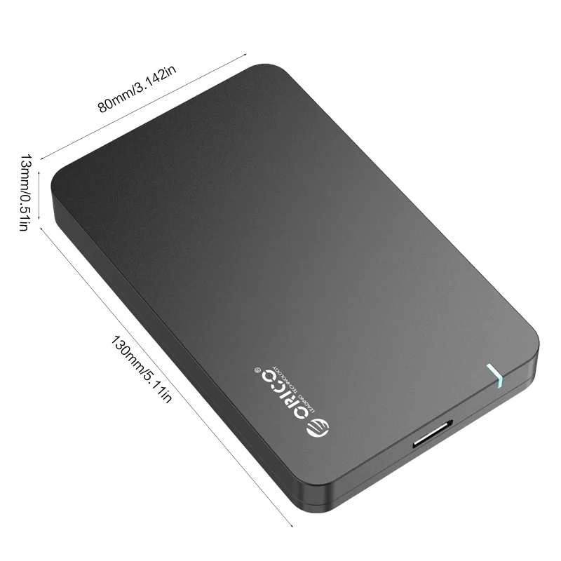 ORICO, 2,5 дюймов, корпус для жесткого диска SATA 3,0-USB 3,0, жесткий диск SSD, внешний чехол для хранения, коробка с поддержкой 2 ТБ UASP, чехол для жесткого диска без инструментов