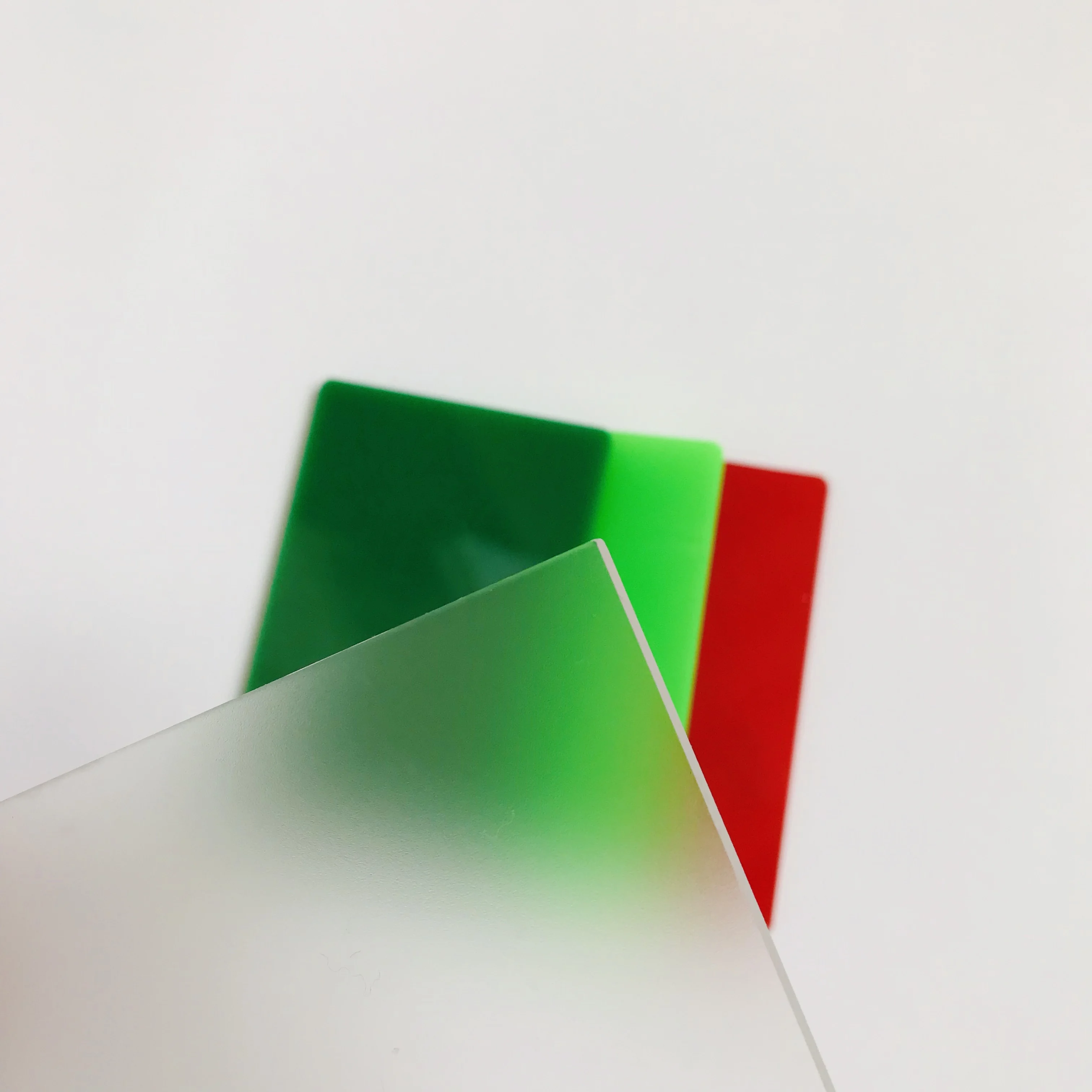 

150x200x2mm 24 pieces single-surface clear matt acrylic frosted plastic sheet