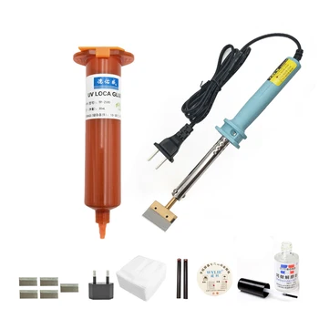 

tp-2500 30ml UV glue Optical Clear Adhesive dispergator + solder iron Hot Blade Decal Remover glue LCD touch screen repair