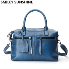 Smiley sunshine Сумки из натуральной кожи роскошные женские сумки дизайнерские кожаные сумочки женская сумка из кожи "сафьян" Сумочка зимняя