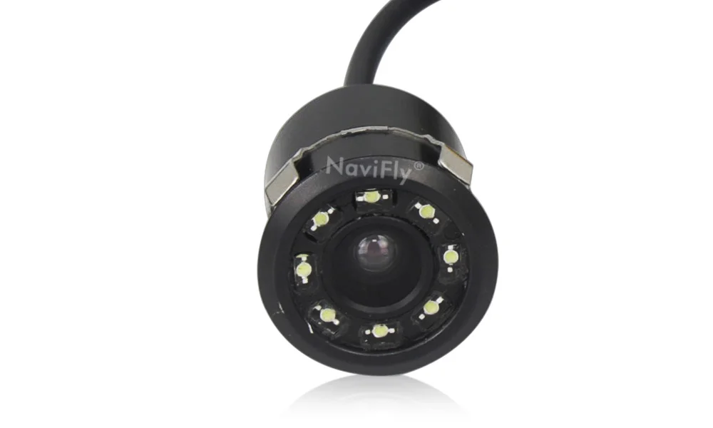 Navifly 8LED Ночная водонепроницаемая CCD HD камера заднего вида, водонепроницаемая камера ночного видения, широкоугольная Автомобильная камера заднего вида, камера заднего вида